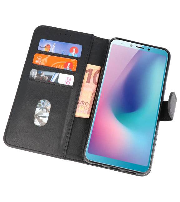 Etuis portefeuille Bookstyle Etui pour Galaxy A6 Noir