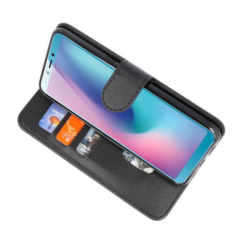 Bookstyle Wallet Cases Taske til Galaxy A6s Black