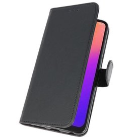 Etuis portefeuille Bookstyle Case pour Moto G7 Noir