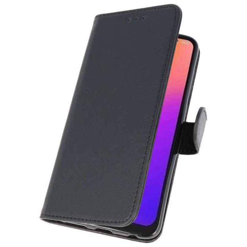 Bookstyle Wallet Taske Case til Moto G7 Black