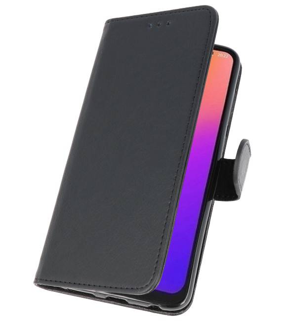 Etuis portefeuille Bookstyle Case pour Moto G7 Noir