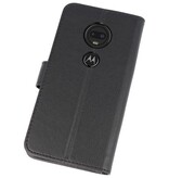 Bookstyle Wallet Taske Case til Moto G7 Black