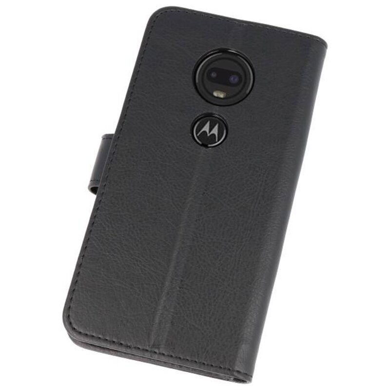 Bookstyle Wallet Taske Case til Moto G7 Black