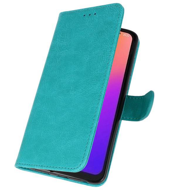 Bookstyle Wallet Cases für Moto G7 Grün