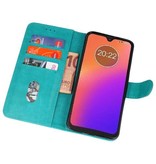 Bookstyle Wallet Cases für Moto G7 Grün