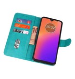 Bookstyle Wallet Cases Case for Moto G7 Green