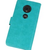 Bookstyle Wallet Cases Case for Moto G7 Green