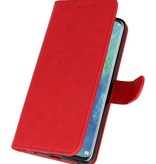 Bookstyle Wallet Cases Hoesje voor Huawei  Mate 20 Pro Rood