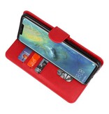 Fundas estilo billetera estilo libro para Huawei Mate 20 Pro Red