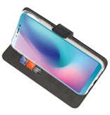 Etuis portefeuille Etui pour Samsung Galaxy A6s Noir