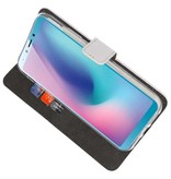 Wallet Cases Case für Samsung Galaxy A6s Weiß