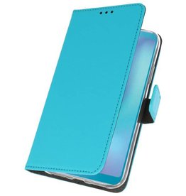 Etuis portefeuille Etui pour Samsung Galaxy A6s Bleu