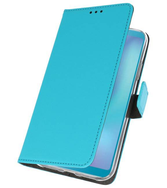 Etuis portefeuille Etui pour Samsung Galaxy A6s Bleu