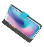 Wallet Cases Case for Samsung Galaxy A6s Blue