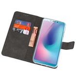 Wallet Cases Hülle für Samsung Galaxy A6s Navy