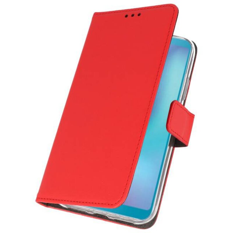 Veske Tasker Etui til Samsung Galaxy A6s Rød