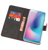 Etuis portefeuille Etui pour Samsung Galaxy A6s Rouge