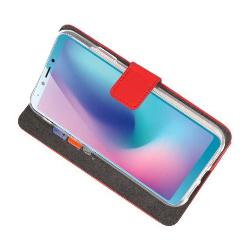Wallet Cases Case for Samsung Galaxy A6s Red