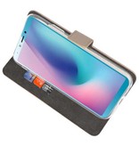 Etuis portefeuille Etui pour Samsung Galaxy A6s Gold