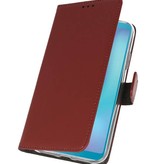 Funda Cartera Funda para Samsung Galaxy A6s Marrón