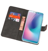 Wallet Cases Hoesje voor Samsung Galaxy A6s Bruin
