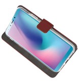 Etuis portefeuille Etui pour Samsung Galaxy A6s Marron