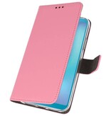 Wallet Cases Hülle für Samsung Galaxy A6s Pink