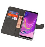 Wallet Cases Hoesje voor Samsung Galaxy A9 2018 Zwart