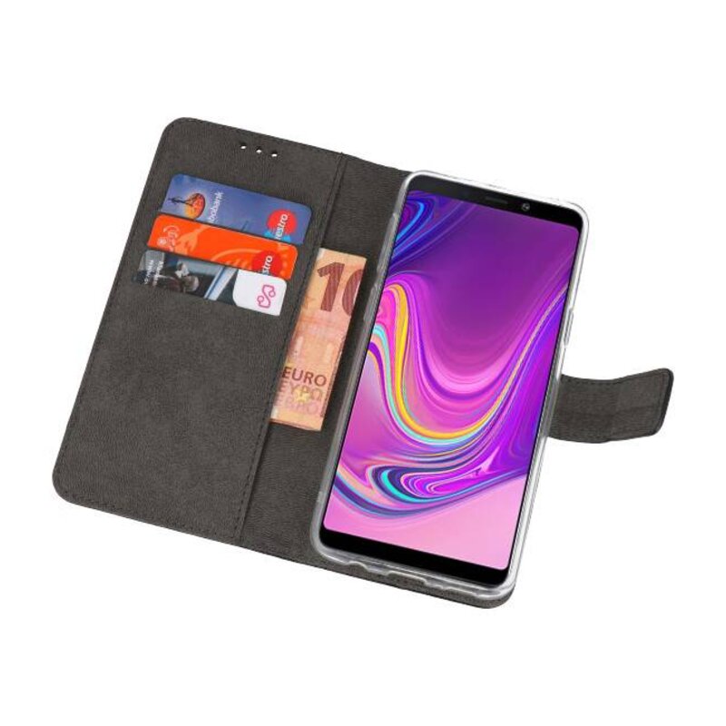 Etuis portefeuille Etui pour Samsung Galaxy A9 2018 Noir