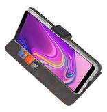 Wallet Cases Hülle für Samsung Galaxy A9 2018 Schwarz