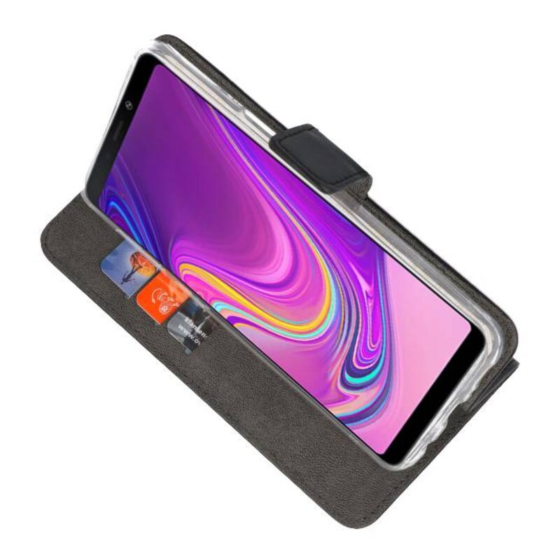 Etuis portefeuille Etui pour Samsung Galaxy A9 2018 Noir
