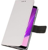 Etuis portefeuille Etui pour Samsung Galaxy A9 2018 Blanc