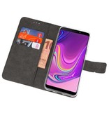 Wallet Cases Hülle für Samsung Galaxy A9 2018 Weiß