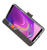 Etuis portefeuille Etui pour Samsung Galaxy A9 2018 Blanc