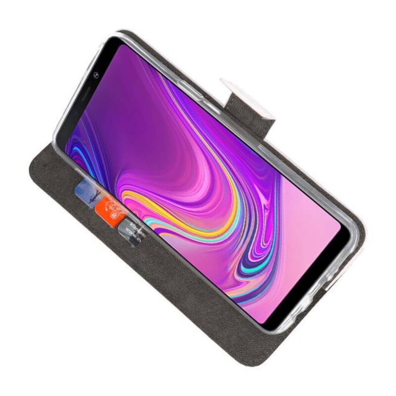 Etuis portefeuille Etui pour Samsung Galaxy A9 2018 Blanc