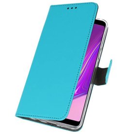 Funda Cartera Funda para Samsung Galaxy A9 2018 Azul