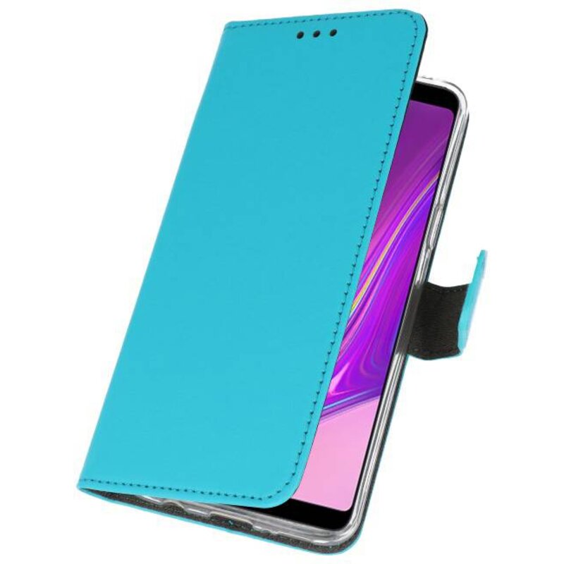 Etuis portefeuille Etui pour Samsung Galaxy A9 2018 Bleu