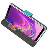 Wallet Cases Hoesje voor Samsung Galaxy A9 2018 Blauw