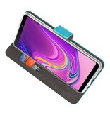 Etuis portefeuille Etui pour Samsung Galaxy A9 2018 Bleu