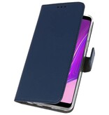 Custodia a Portafoglio per Samsung Galaxy A9 2018 Navy