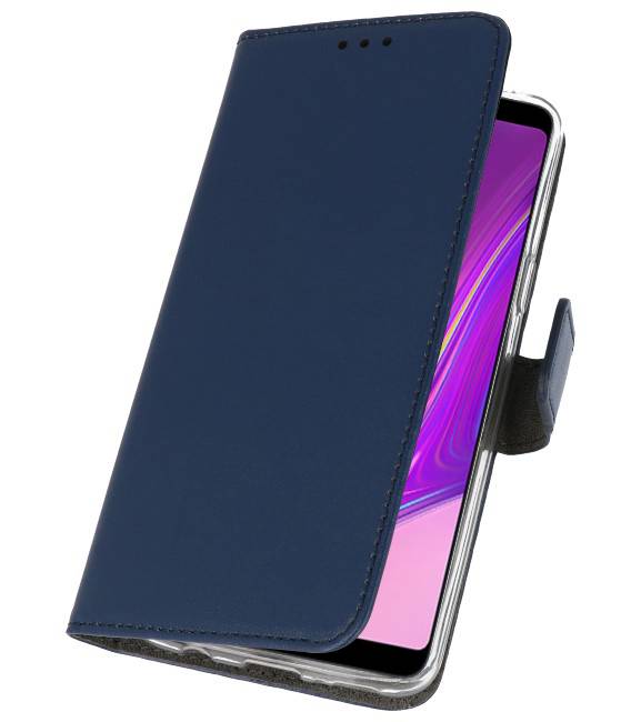 Wallet Cases Hülle für Samsung Galaxy A9 2018 Navy