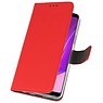 Etuis portefeuille Etui pour Samsung Galaxy A9 2018 Rouge