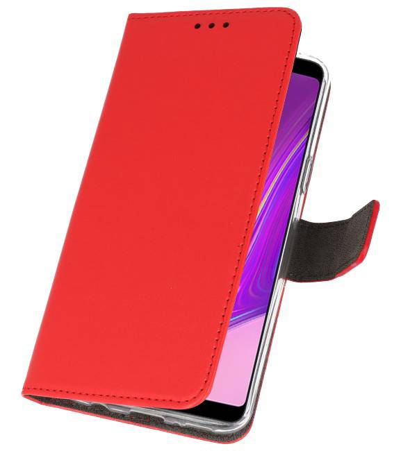Custodia a Portafoglio per Samsung Galaxy A9 2018 Rosso