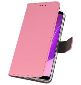 Funda Wallet Case para Samsung Galaxy A9 2018 Rosa