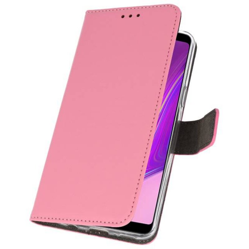 Wallet Cases Hülle für Samsung Galaxy A9 2018 Pink