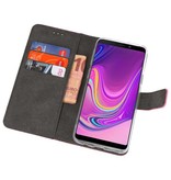 Funda Wallet Case para Samsung Galaxy A9 2018 Rosa