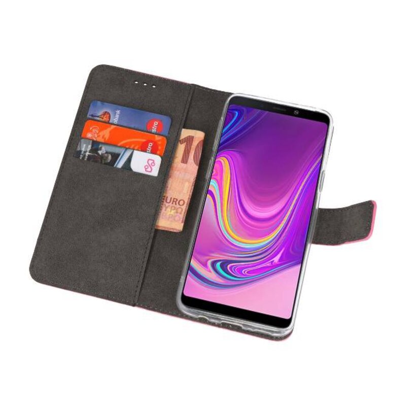 Etuis portefeuille Etui pour Samsung Galaxy A9 2018 Rose