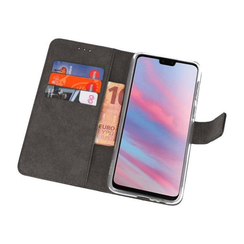 Etuis portefeuille pour Huawei Y9 2019 Noir