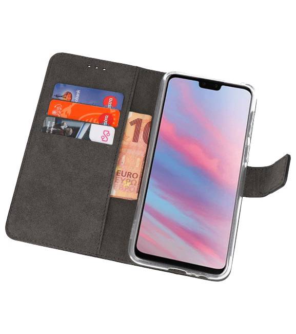 Wallet Cases Case für Huawei Y9 2019 Schwarz