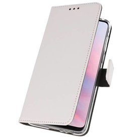 Wallet Cases Hoesje voor Huawei Y9 2019 Wit